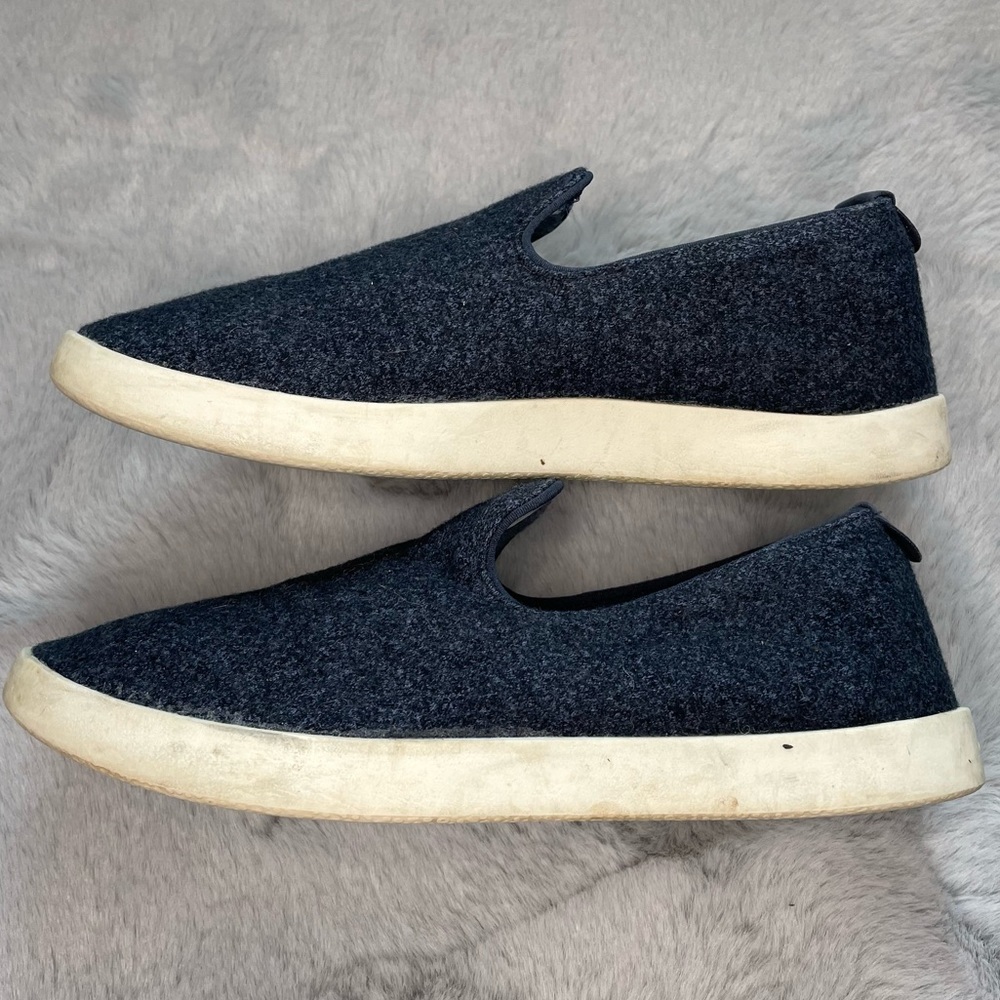 Allbirds Wool Loungers Navy Blue Size 8 - Picture 4 of 8
